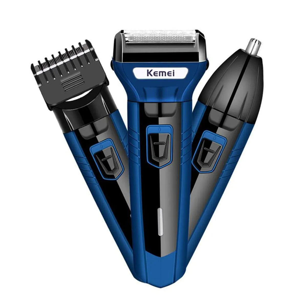Kemei Km-6330 3 In 1 Rechargeable Hair Clipper Shaver