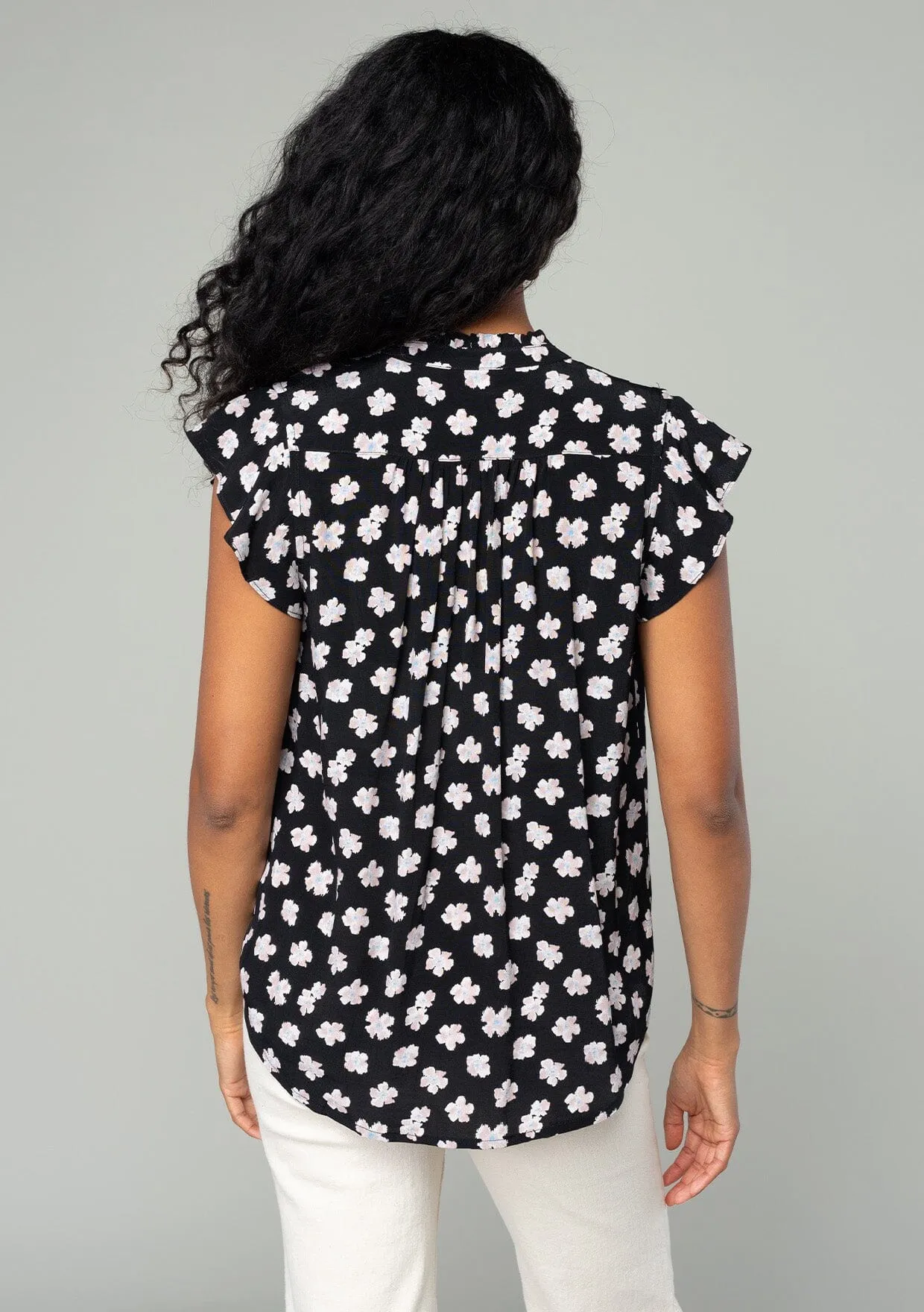 Liara Flutter Sleeve Top