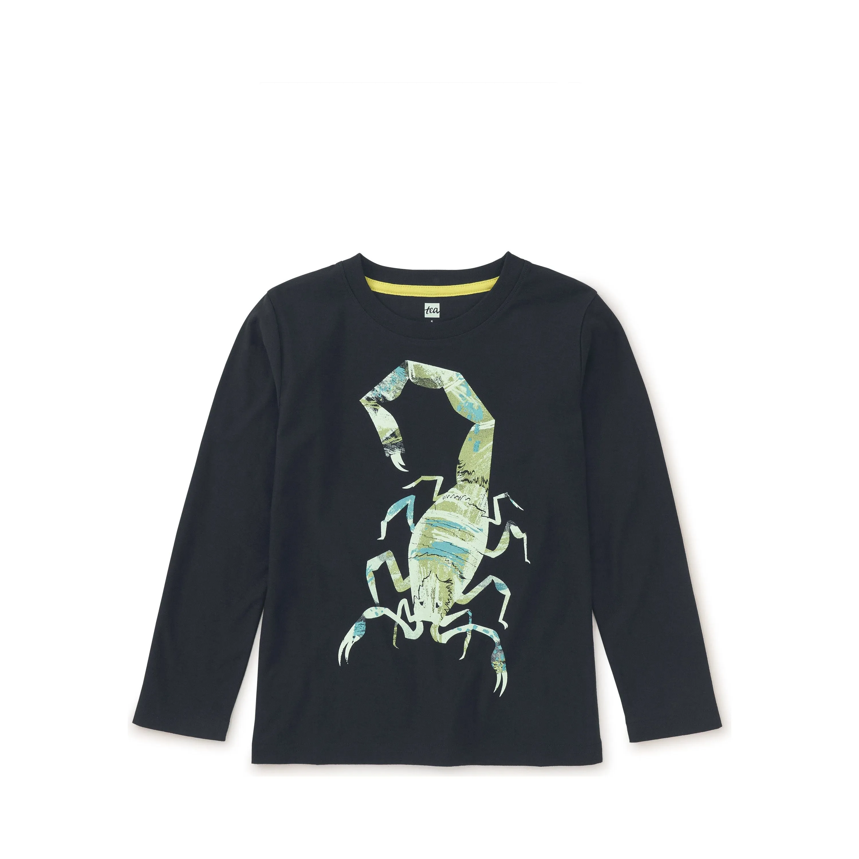 Long Sleeve Graphic Tee - Glowing (in the dark) Scorpion