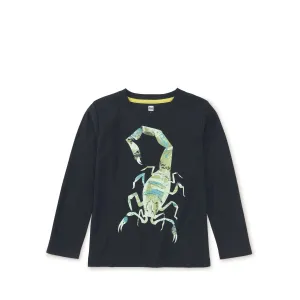 Long Sleeve Graphic Tee - Glowing (in the dark) Scorpion