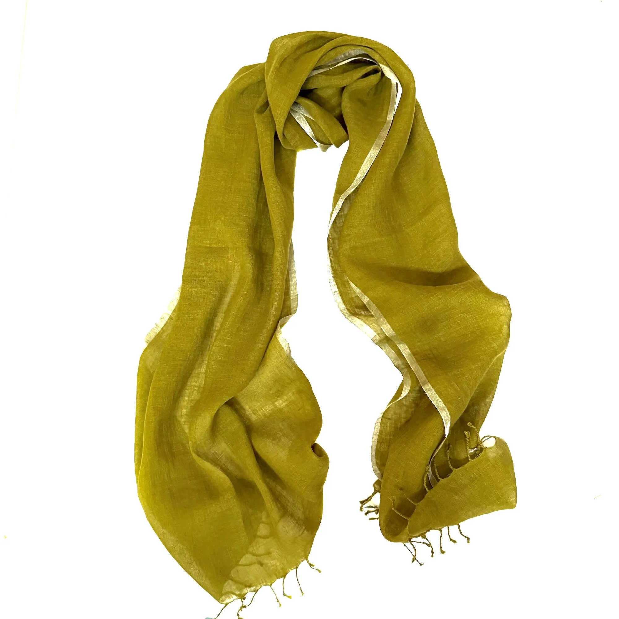 Marigold Row Silk Scarf