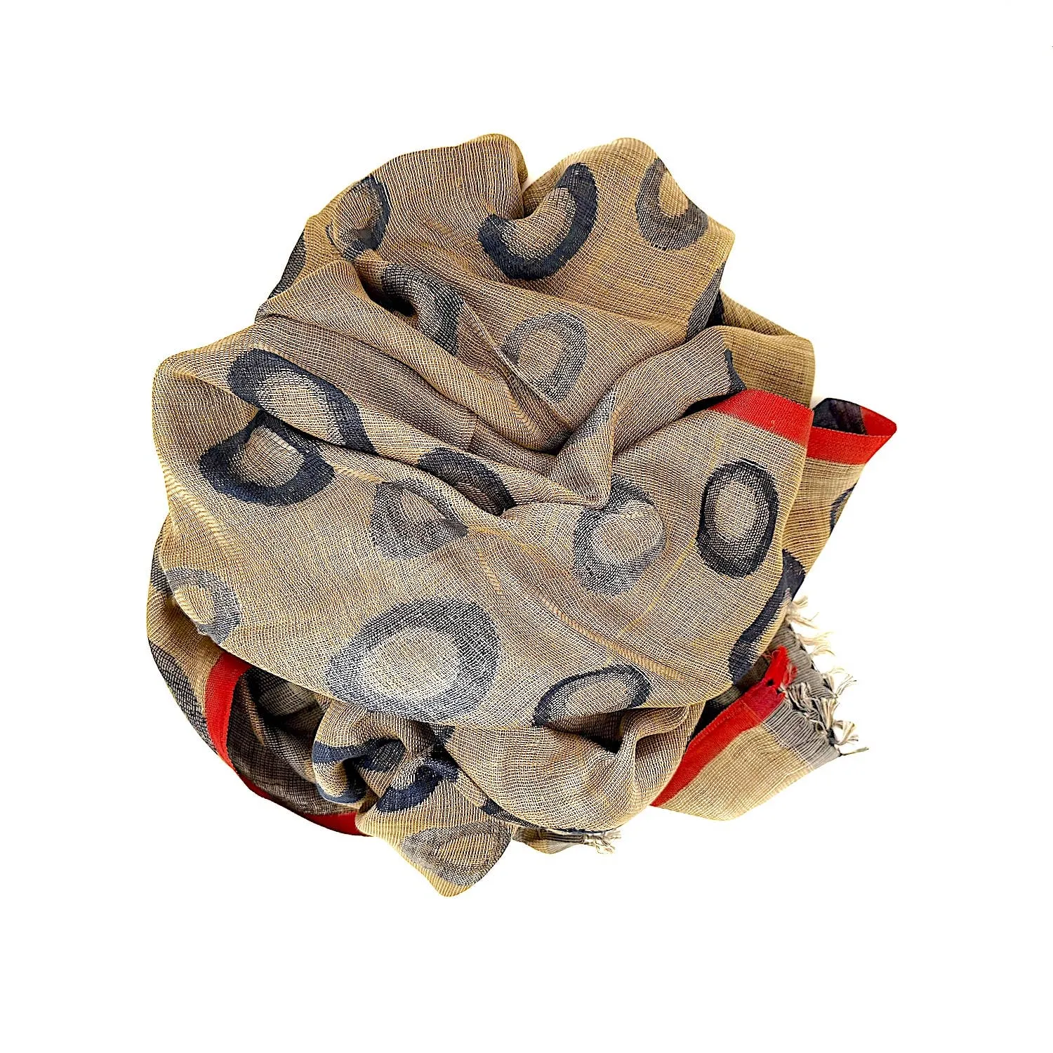 Marigold Row  Silk Scarf