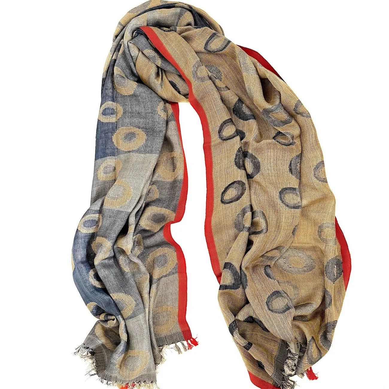 Marigold Row  Silk Scarf