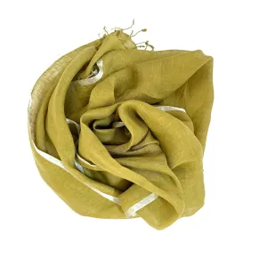 Marigold Row Silk Scarf