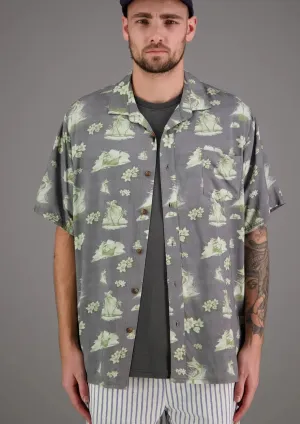 MARLIN BLOOM SS SHIRT AGED BLACK