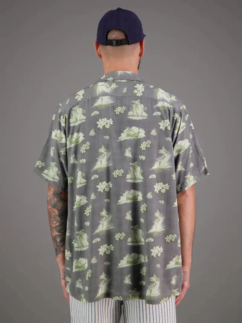 MARLIN BLOOM SS SHIRT AGED BLACK