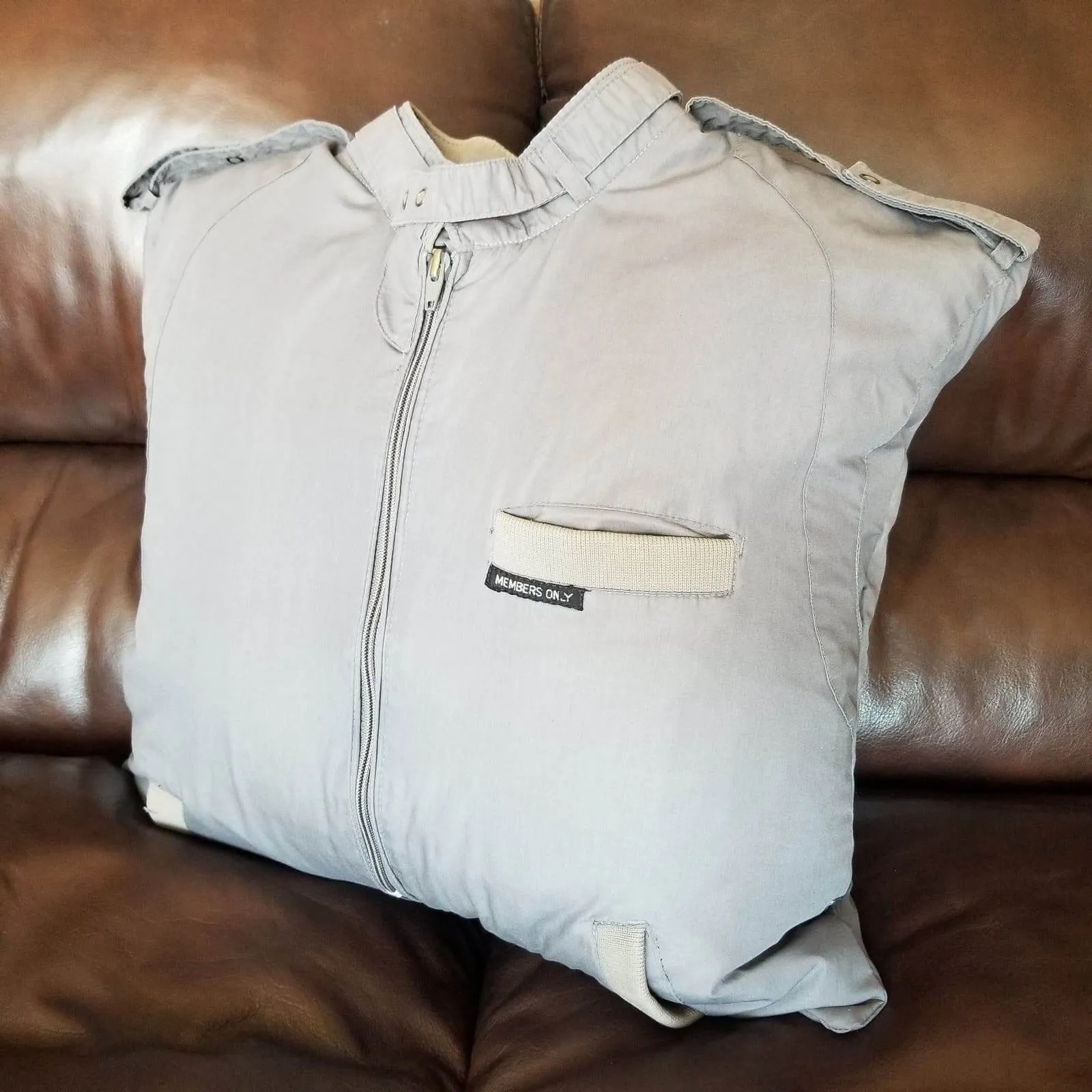 Memory Pillow made with your loved ones clothing items.