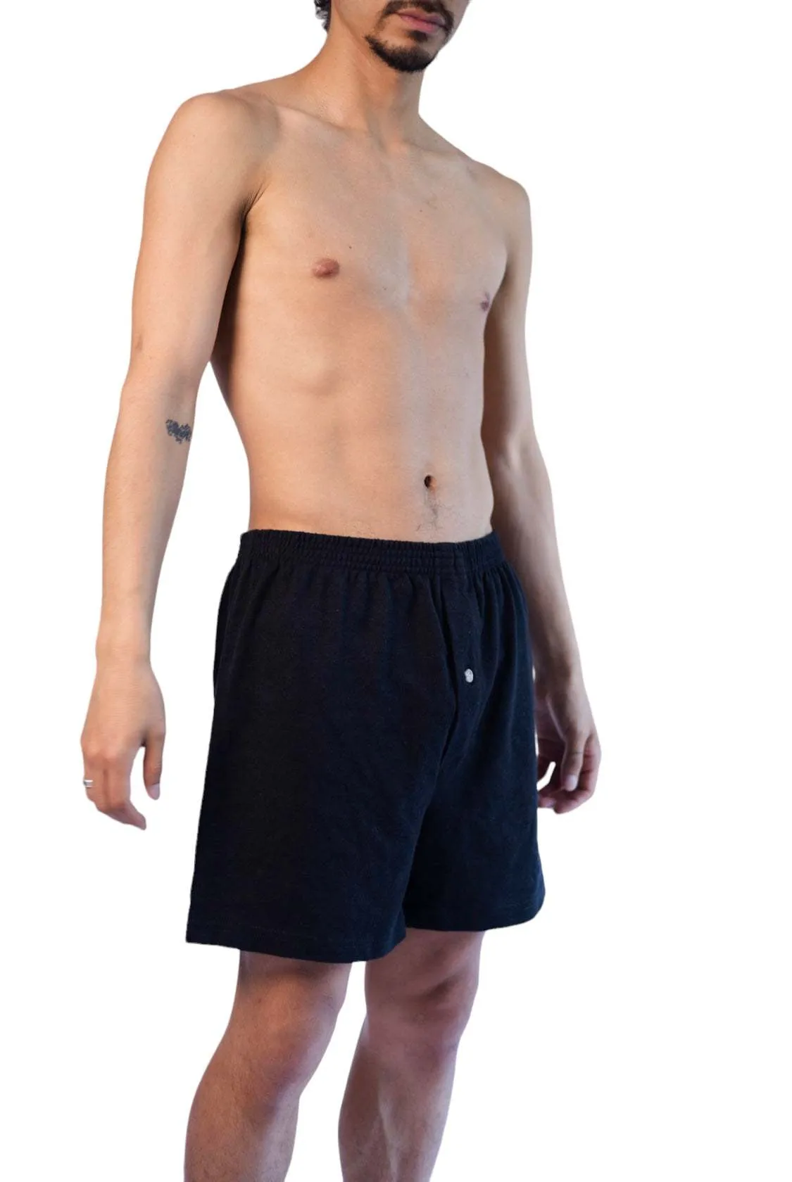 Mens Boxer Shorts - Hemp Button Fly Boxers 3-Pack Set