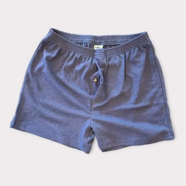 Mens Boxer Shorts - Hemp Button Fly Boxers 3-Pack Set