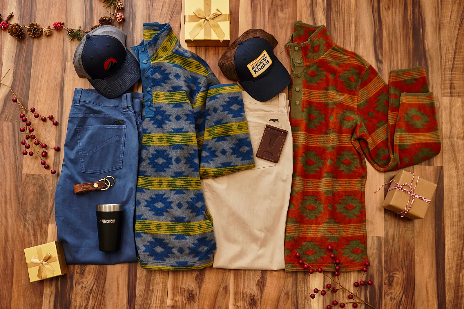 Men's Col Printed Quarter Snap
