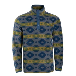 Men's Col Printed Quarter Snap