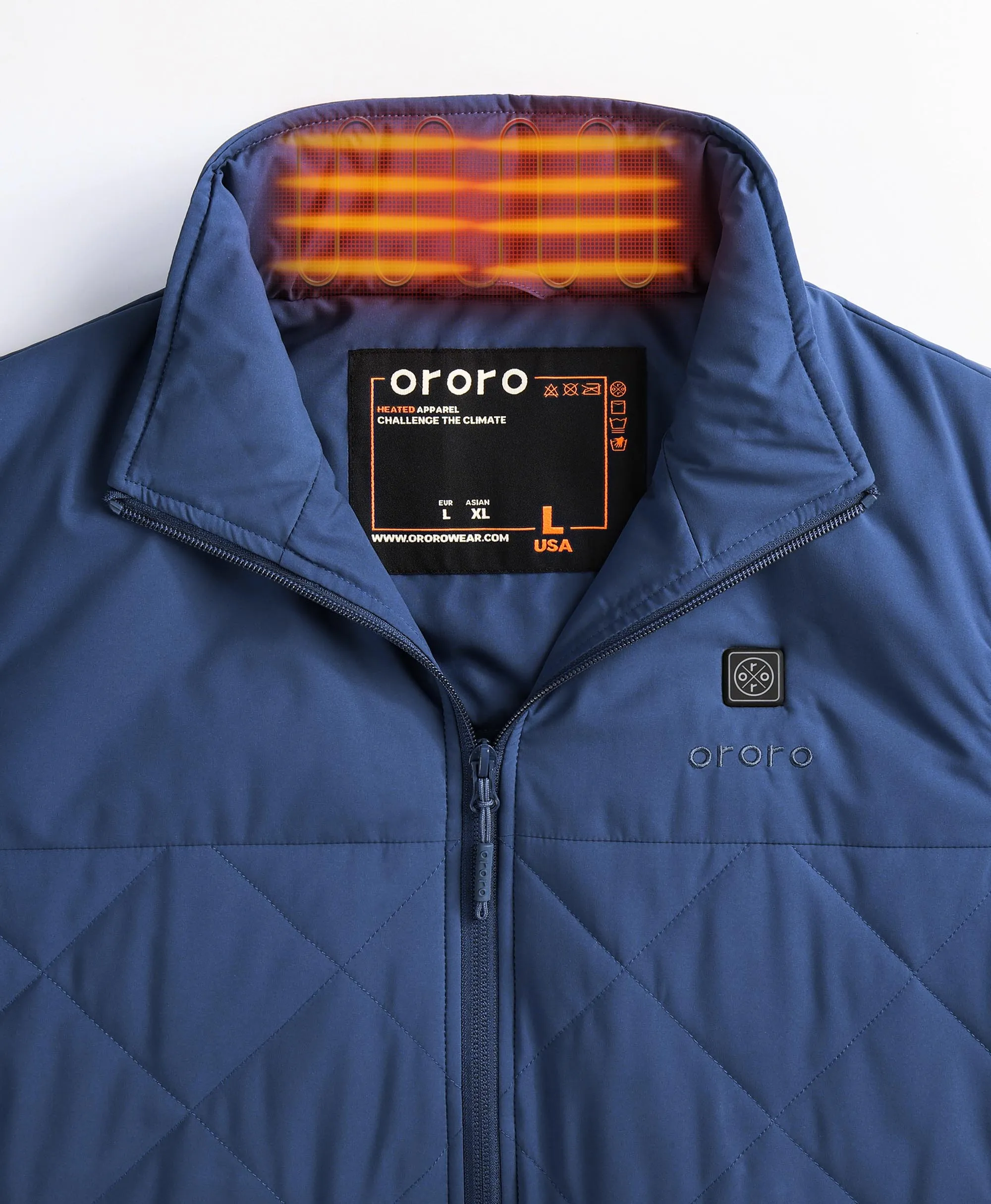 Men's Heated Quilted Vest - New Colours
