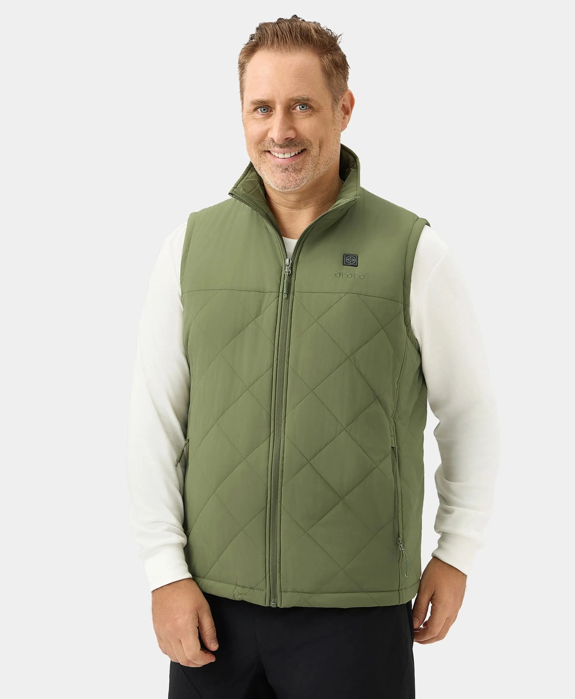 Men's Heated Quilted Vest - New Colours