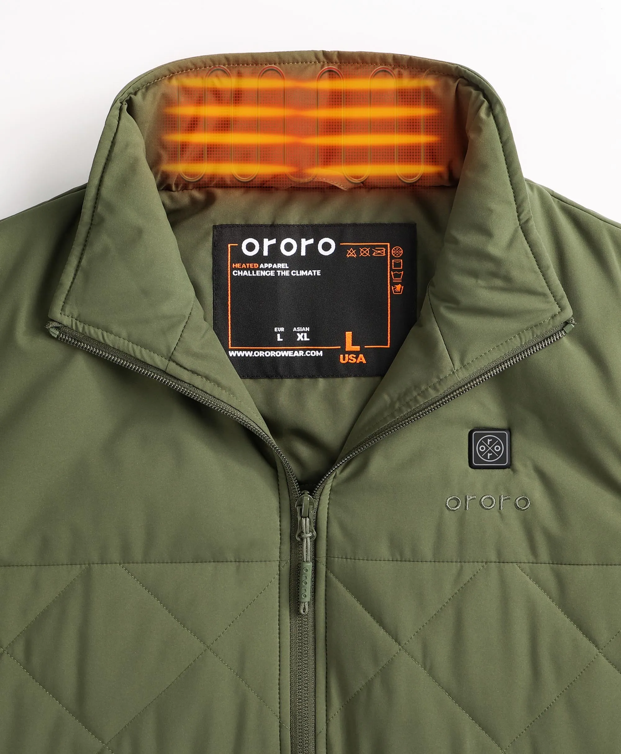 Men's Heated Quilted Vest - New Colours