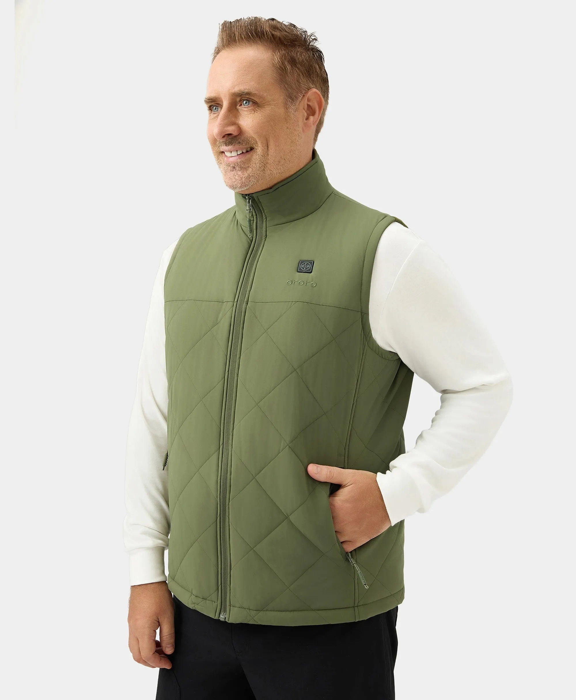 Men's Heated Quilted Vest - New Colours