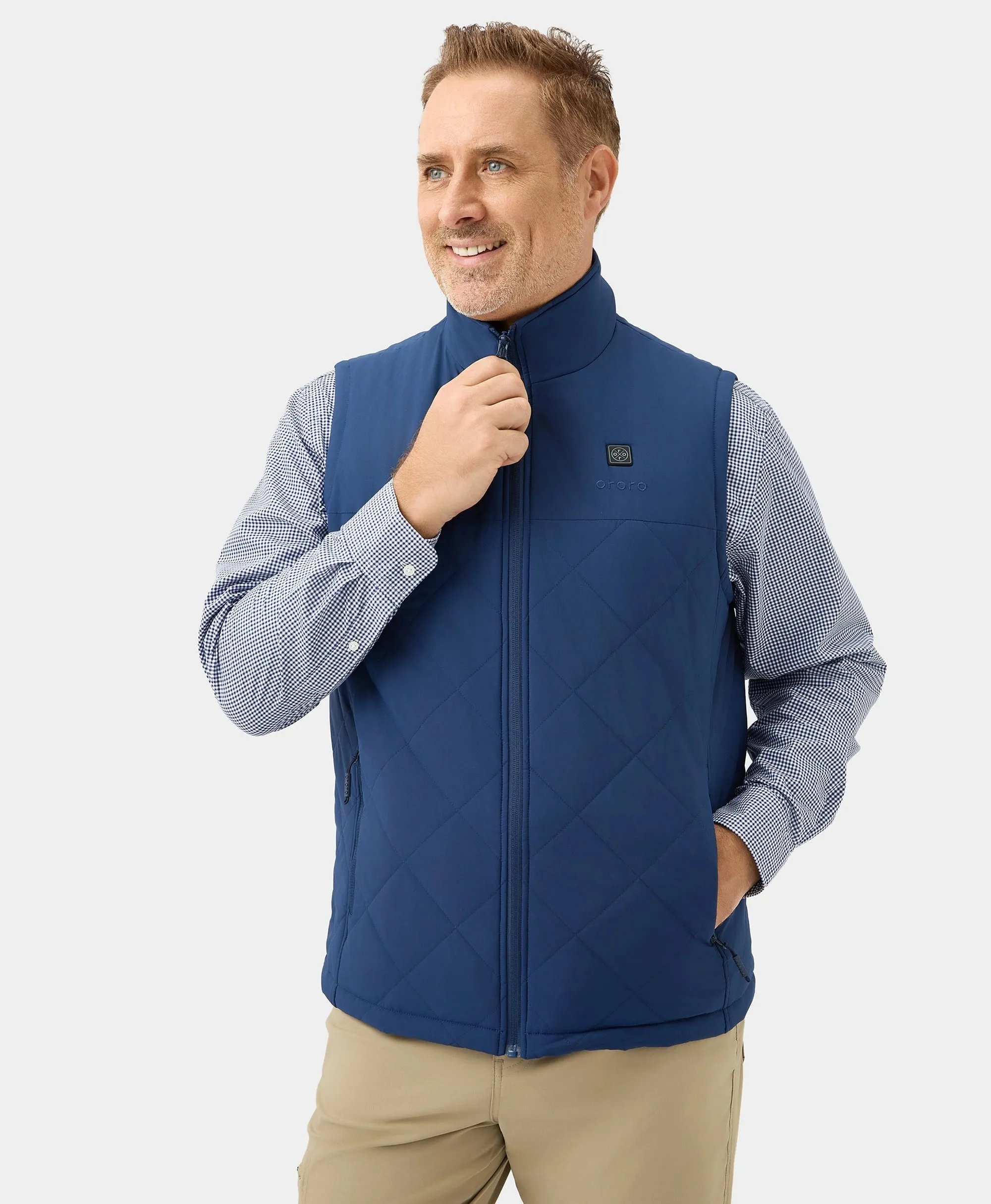 Men's Heated Quilted Vest - New Colours