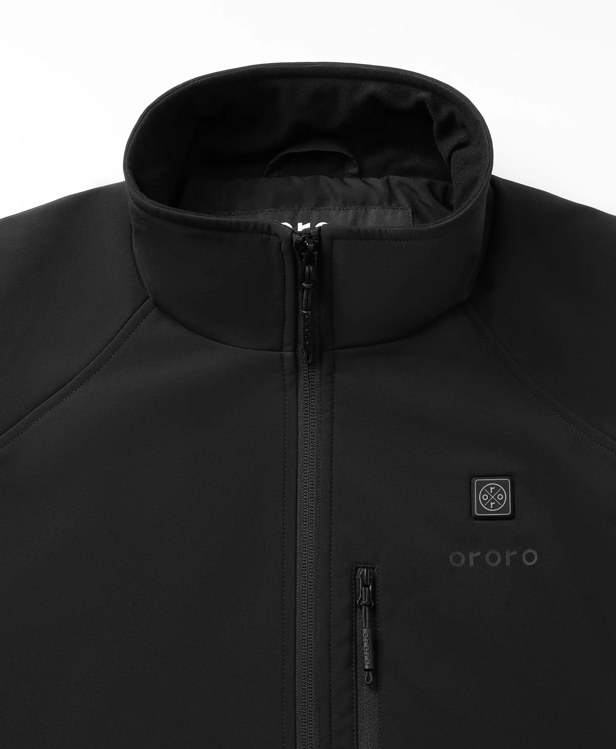 Men's Heated Softshell Vest - Black / Gray