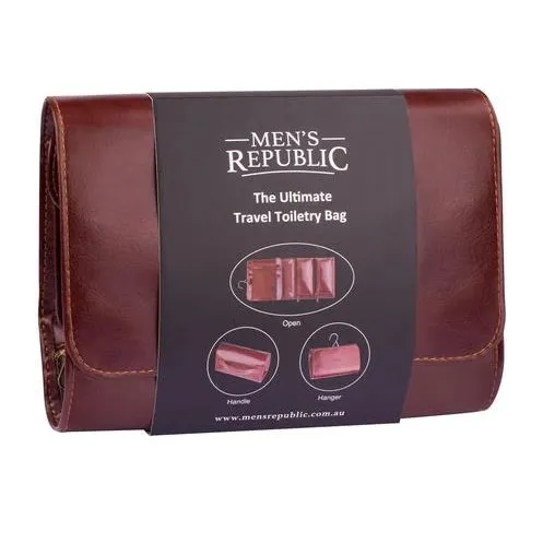Men's Republic Grooming Travel Toiletry Bag with Hanger