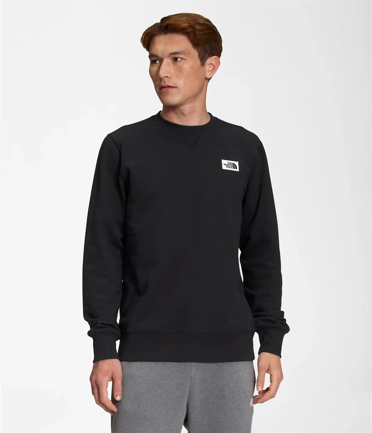 Men's The North Face | Heritage Patch Crew Sweatshirt | TNF Black