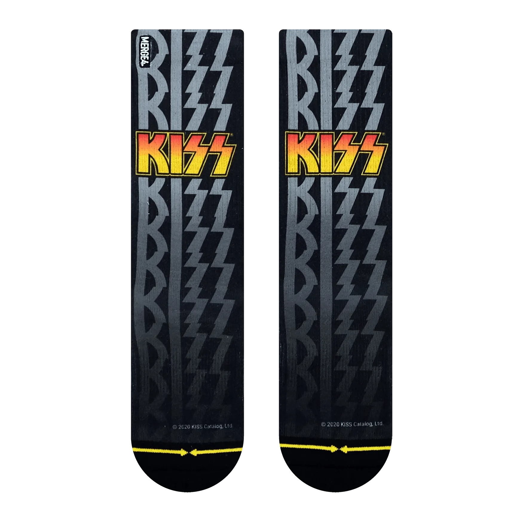 Merge4 Kiss Band Logo Crew Socks
