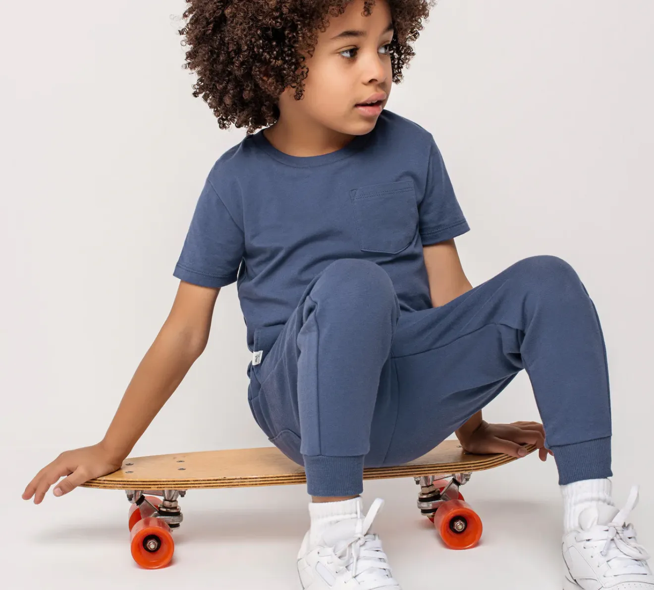 Miles the Label Joggers Vintage Blue