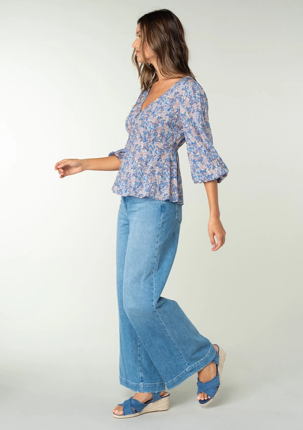 Mirabelle Peplum Top
