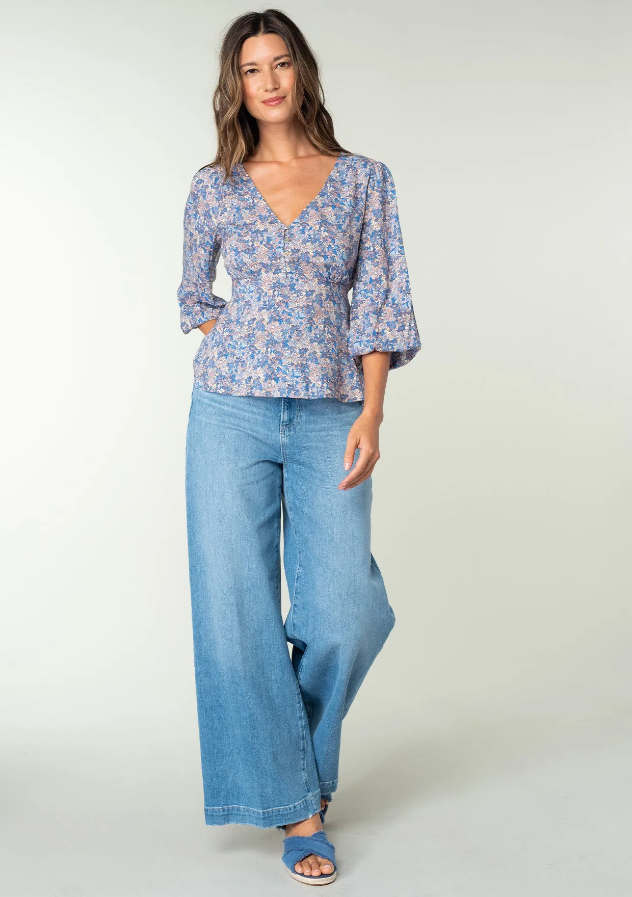 Mirabelle Peplum Top
