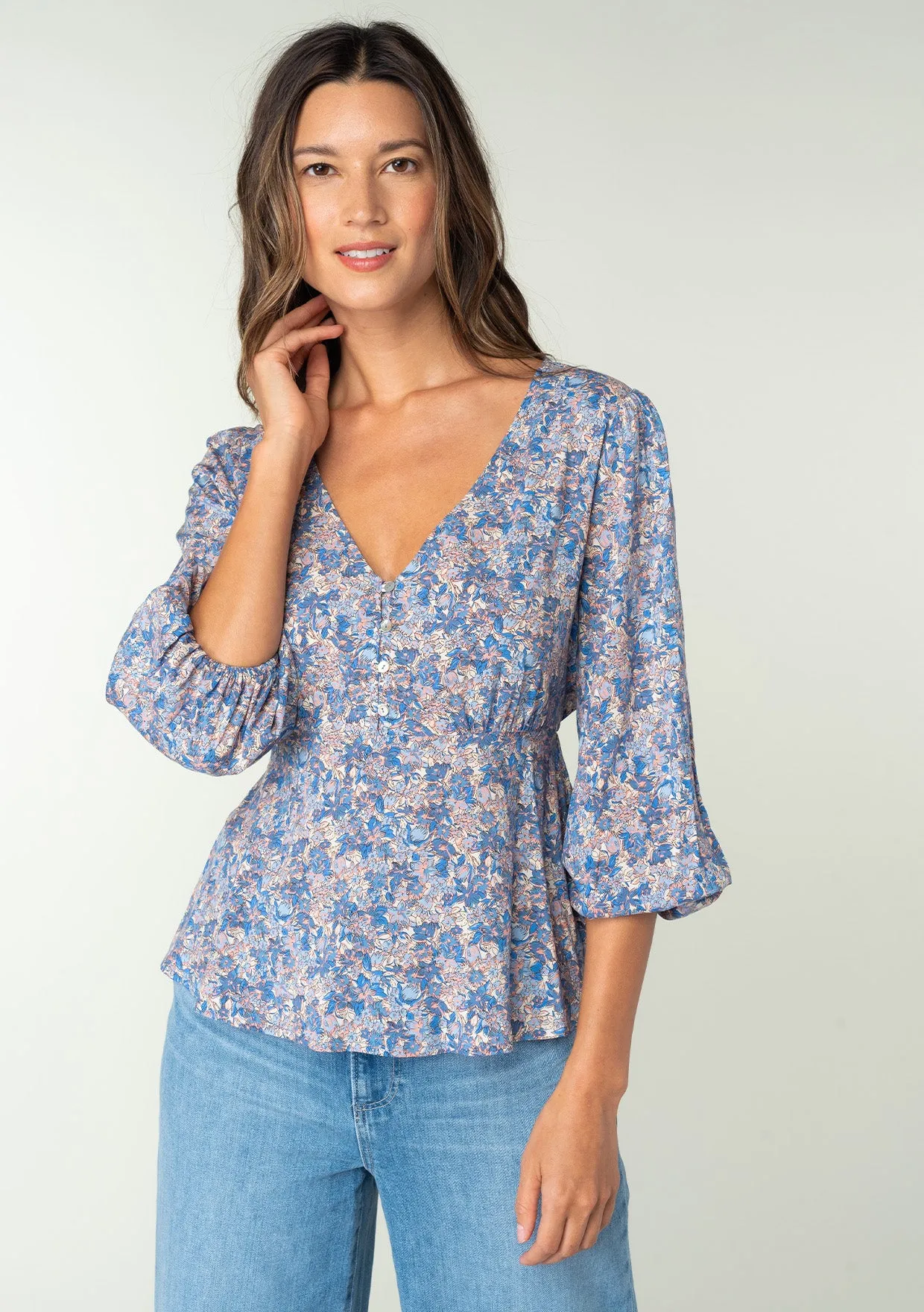 Mirabelle Peplum Top