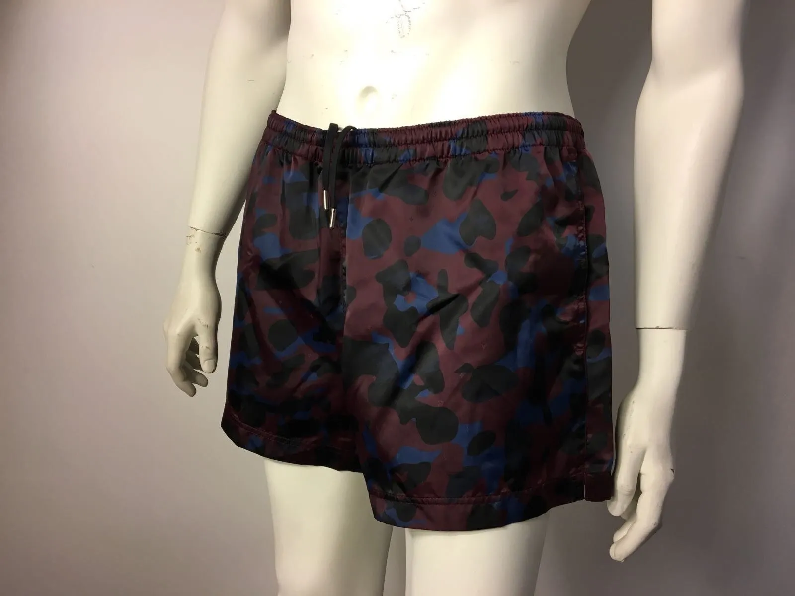 Monogram Camo Print Swim Shorts
