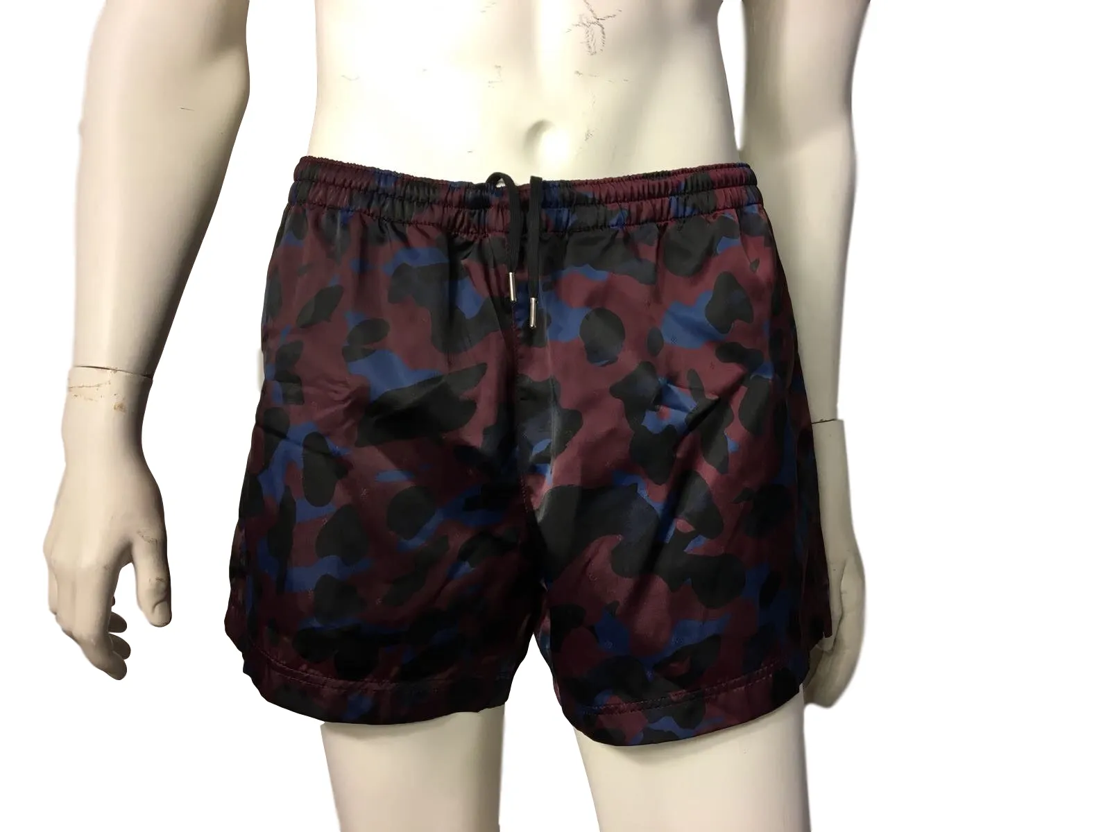 Monogram Camo Print Swim Shorts