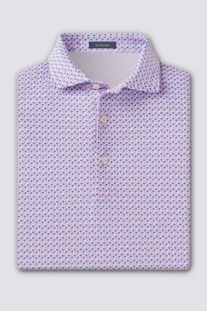 Morgan Performance Polo - Retro Pink/Marine