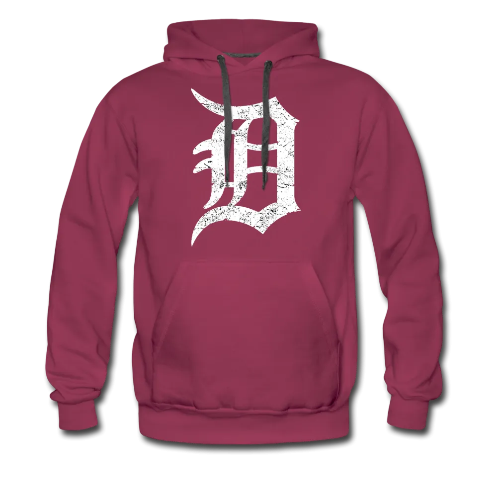 Motor City Detroit Letter D Men's Premium Hoodie