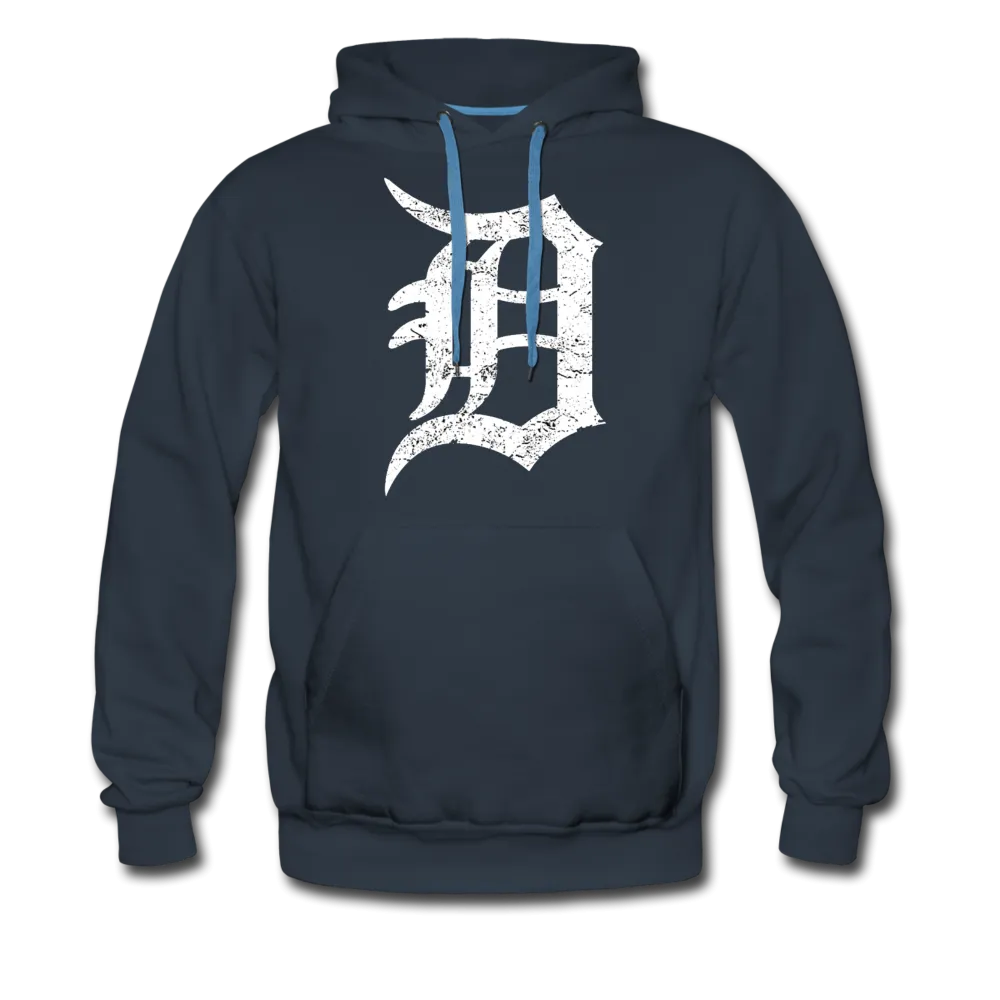 Motor City Detroit Letter D Men's Premium Hoodie