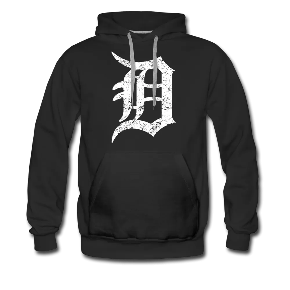 Motor City Detroit Letter D Men's Premium Hoodie