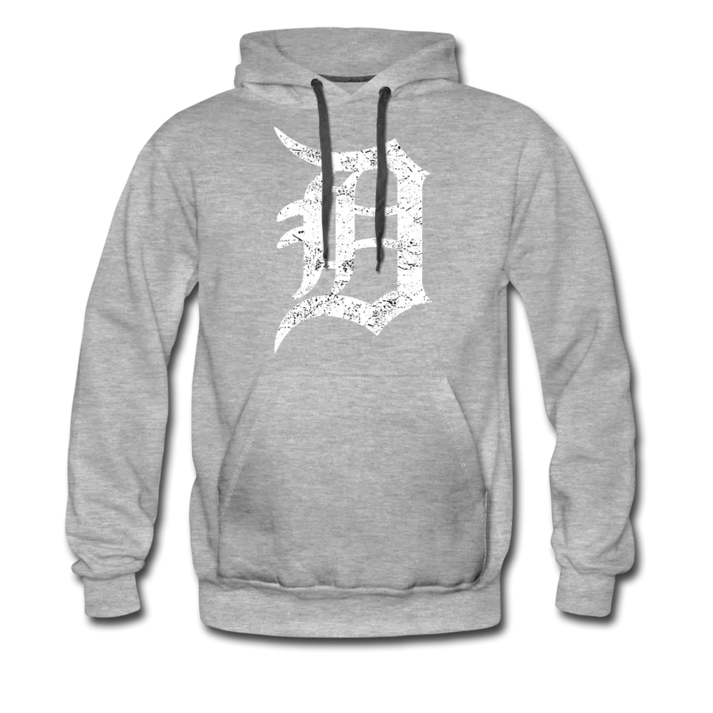 Motor City Detroit Letter D Men's Premium Hoodie