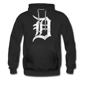 Motor City Detroit Letter D Men's Premium Hoodie