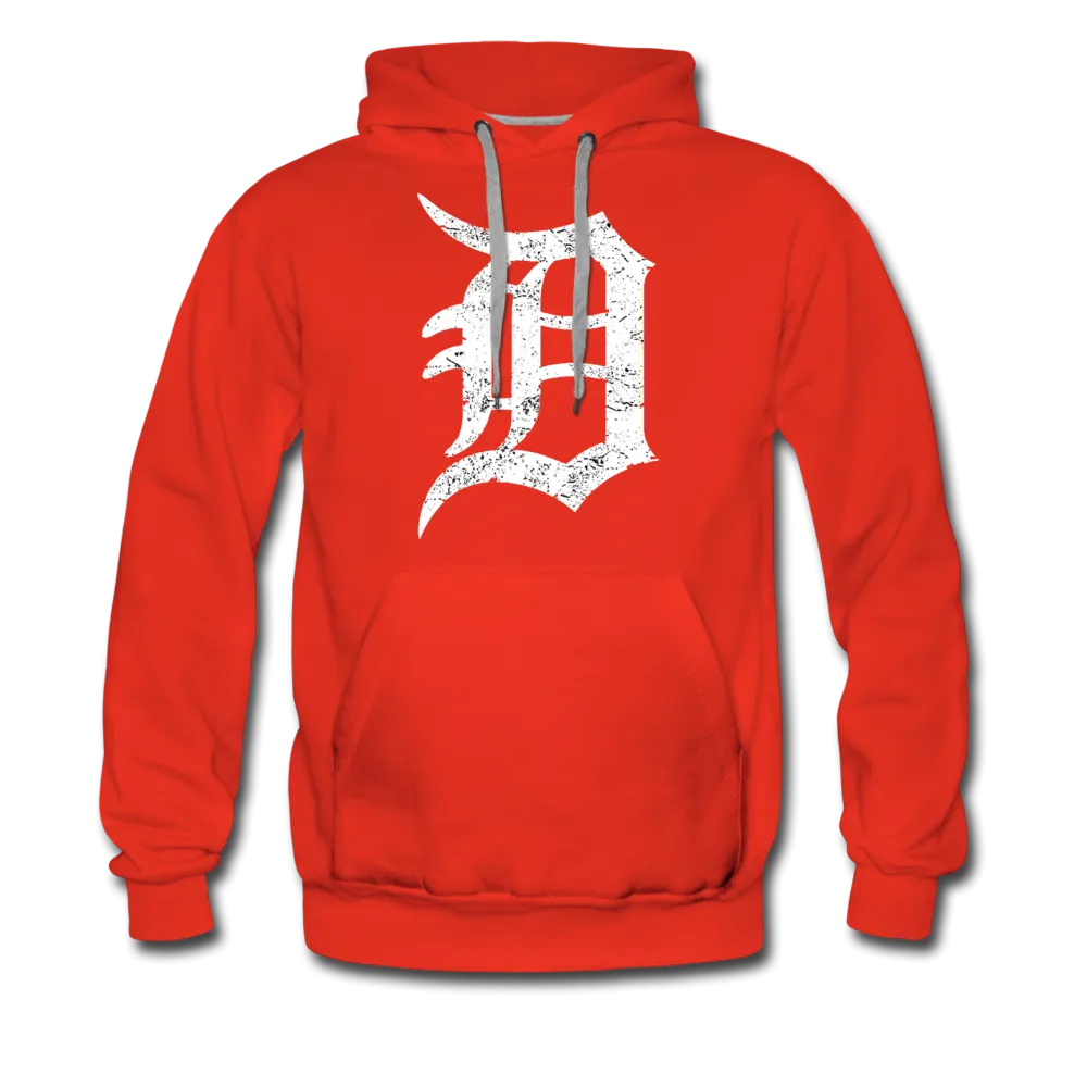 Motor City Detroit Letter D Men's Premium Hoodie