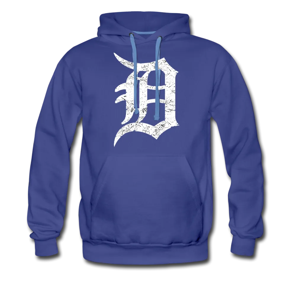 Motor City Detroit Letter D Men's Premium Hoodie