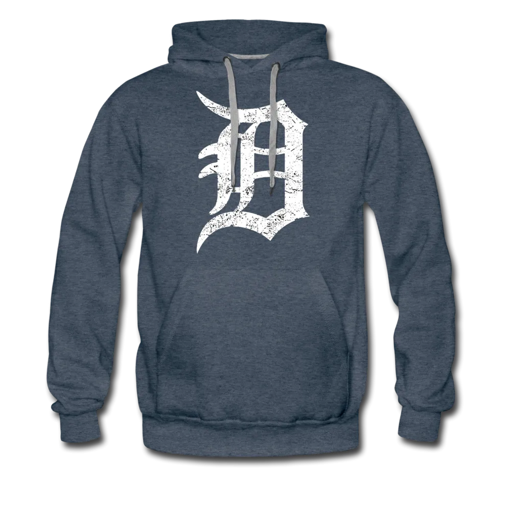 Motor City Detroit Letter D Men's Premium Hoodie