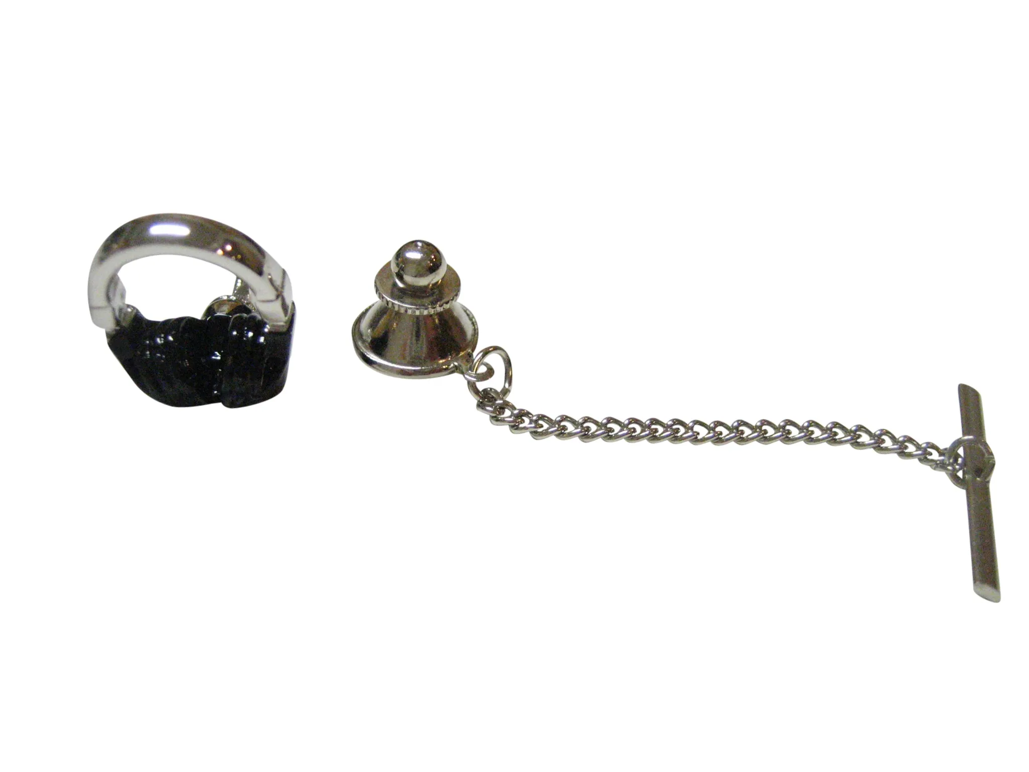 Musical Headphone Tie Tack