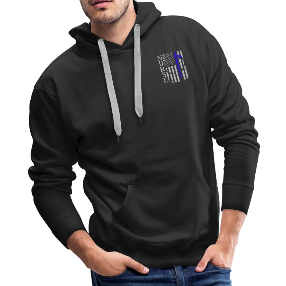 Nurse Flag Rod of Asclepius Men’s Premium Hoodie (CK1966)