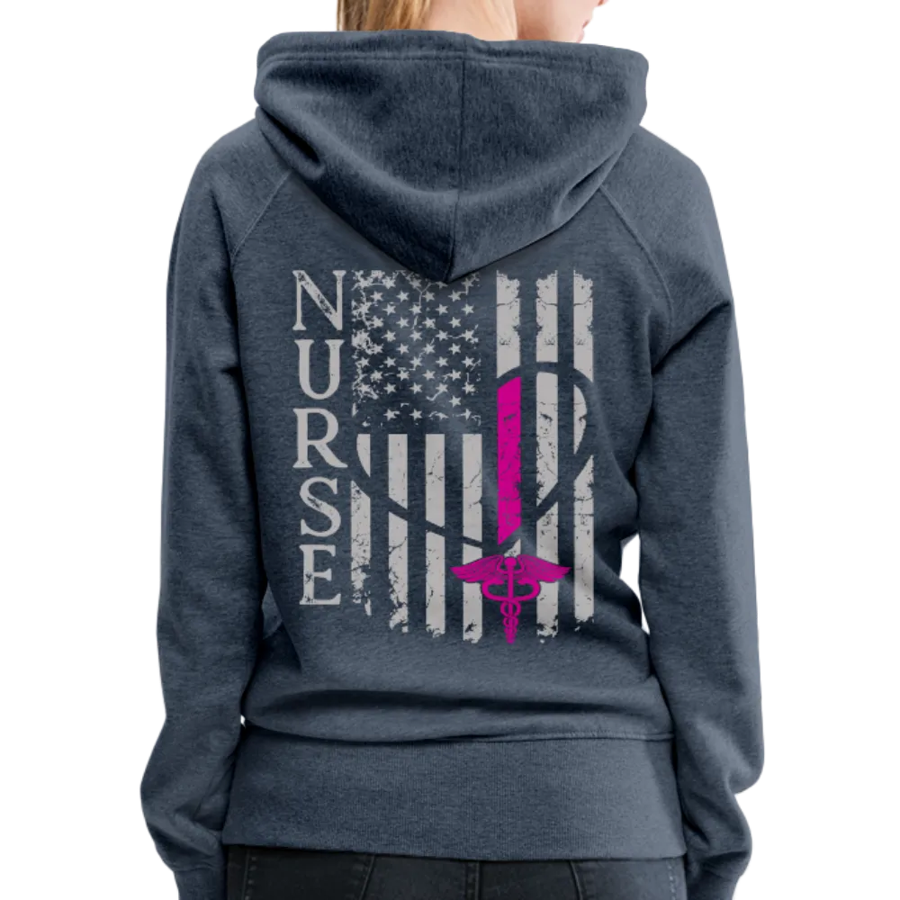 Nurse Flag Women’s Premium Hoodie (Ck1806) Updated