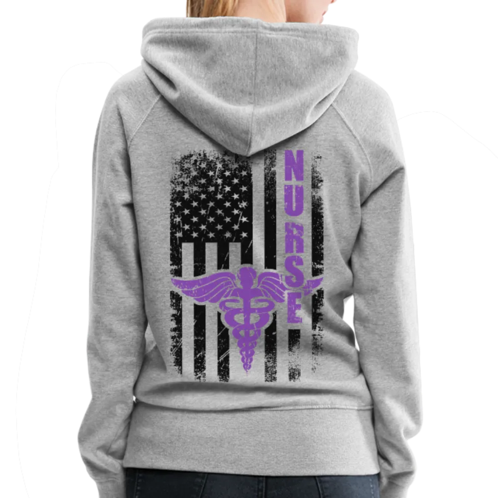 Nurse Flag Women’s Premium Hoodie (CK1810)