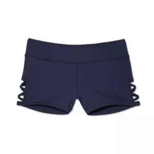 NWT Kona Sol Women's Strappy Side Swim Shorts. AFG65B Small