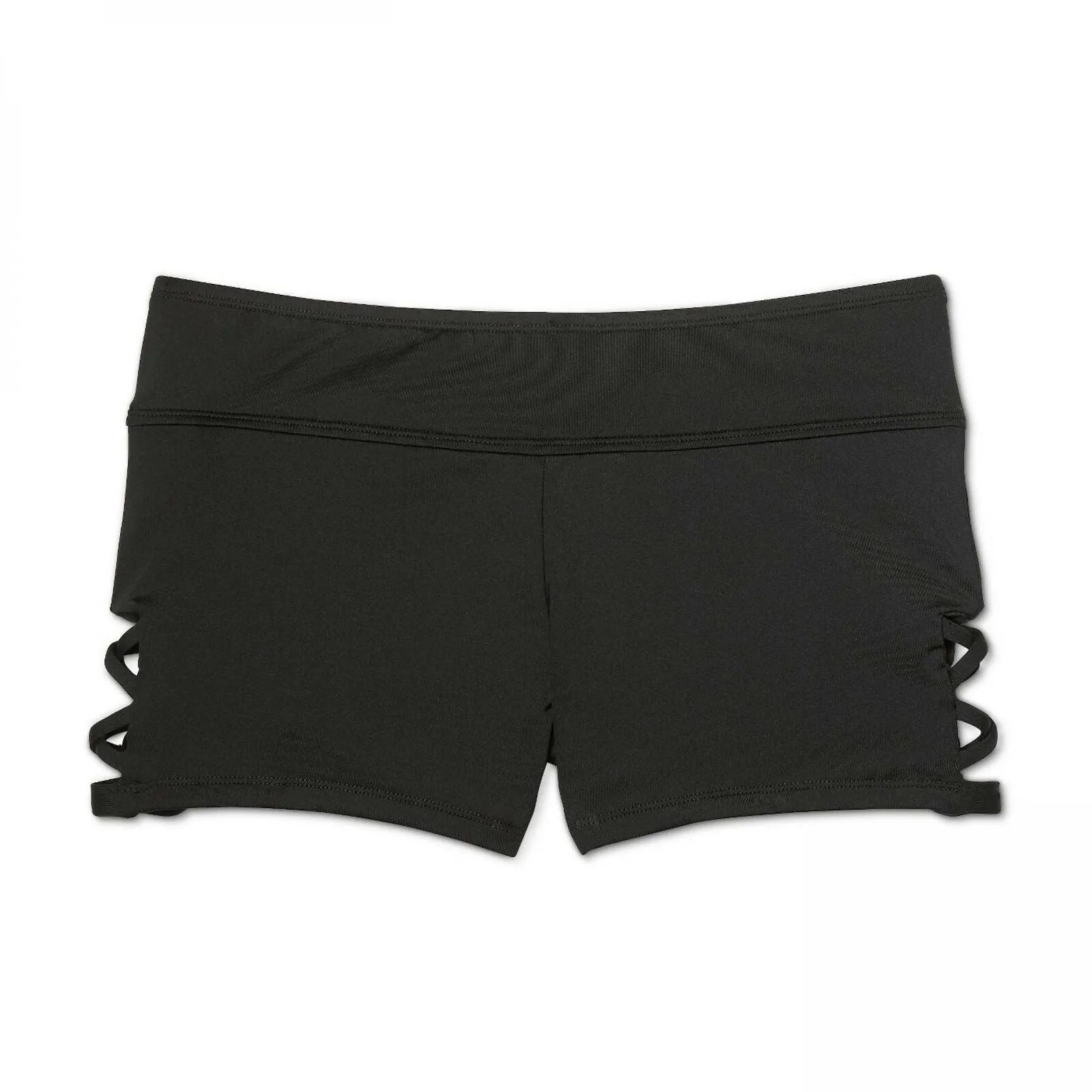 NWT Kona Sol Women's Strappy Side Swim Shorts. AFG65B Small