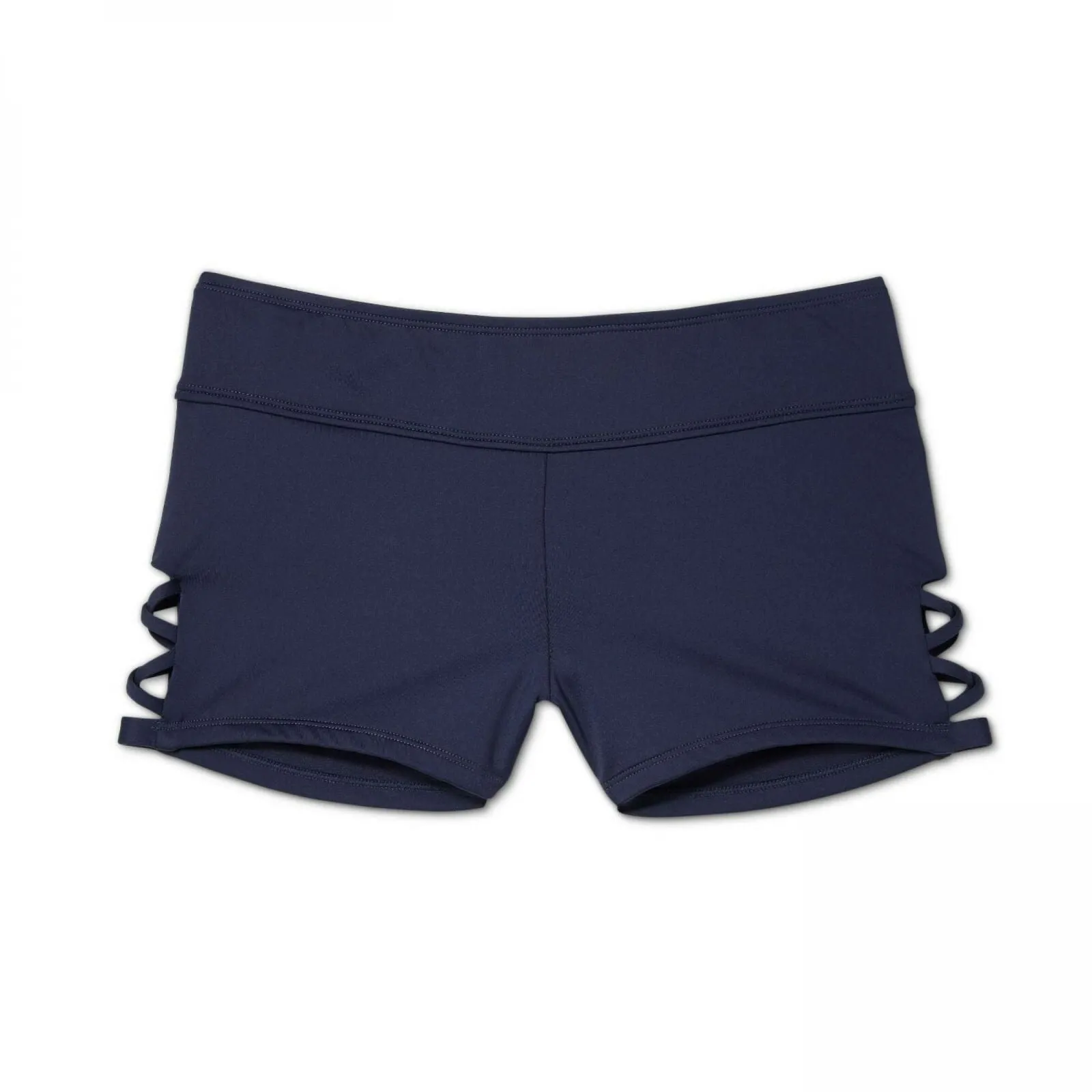 NWT Kona Sol Women's Strappy Side Swim Shorts. AFG65B Small
