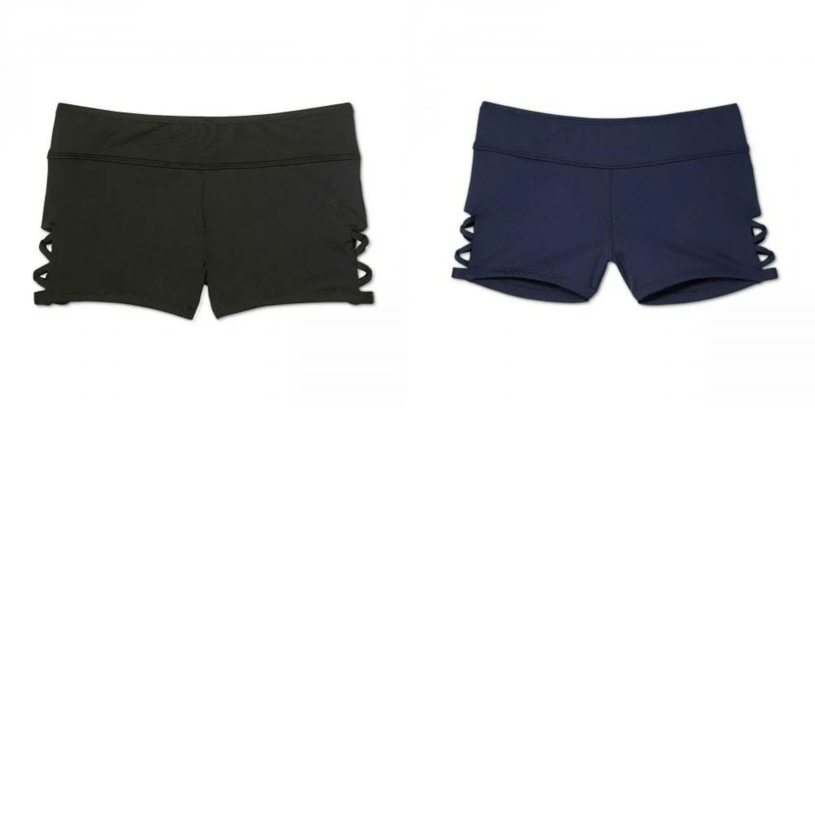 NWT Kona Sol Women's Strappy Side Swim Shorts. AFG65B Small
