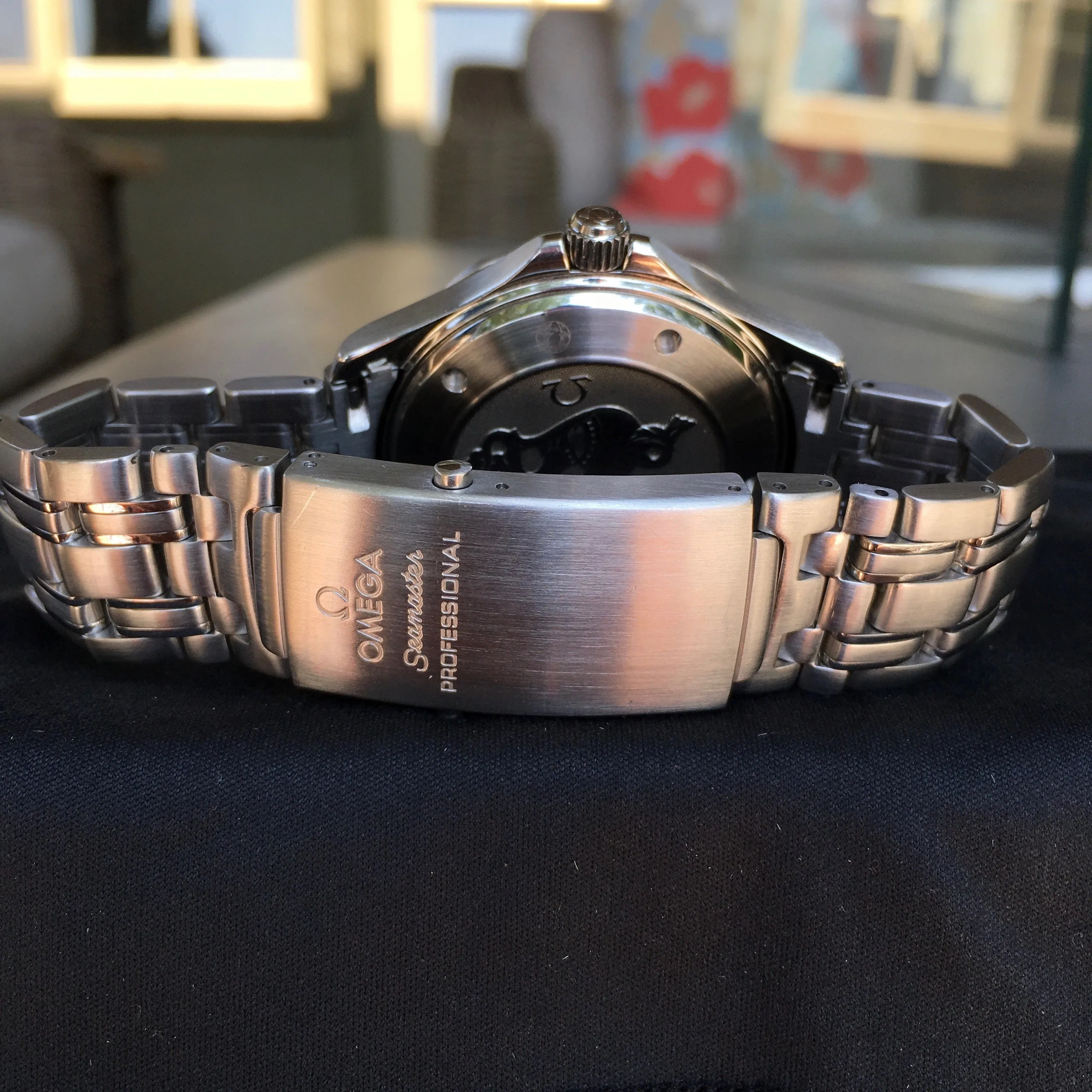 Omega Seamaster 212.30.41.20.01.002 Co-Axial 41mm Steel Black Wave Dial Wristwatch Box and Papers