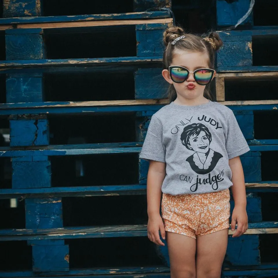 Only Judy Can Judge Me *BLACK INK ONLY*  Kids Tee