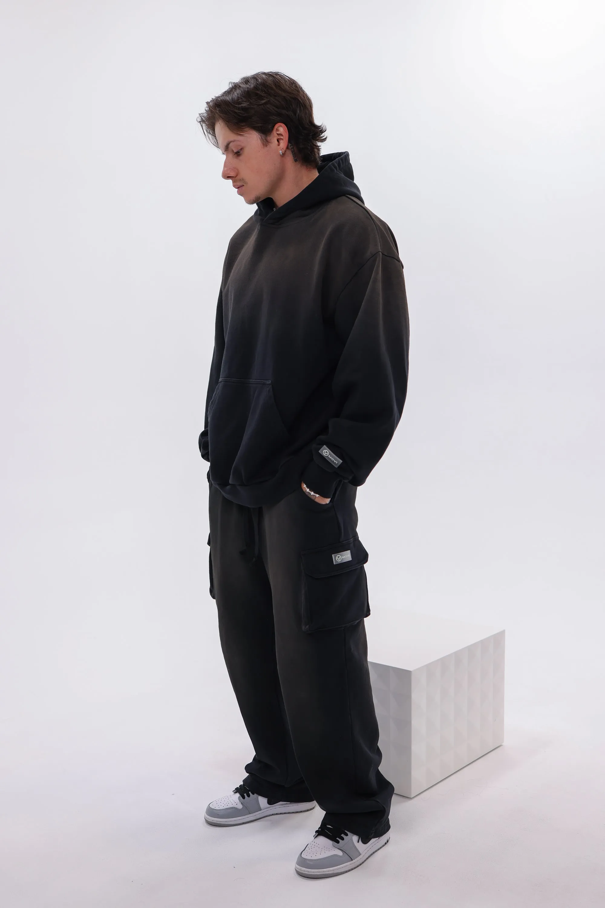 ORIGIN GLOW BAGGY CARGO SWEATS - OMBRE